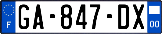 GA-847-DX