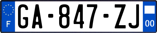 GA-847-ZJ