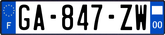 GA-847-ZW