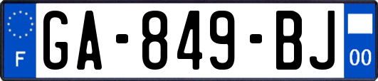 GA-849-BJ