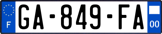 GA-849-FA