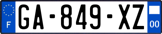 GA-849-XZ