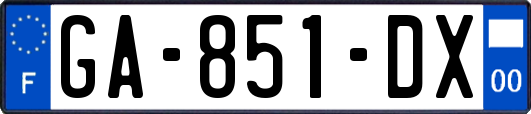 GA-851-DX