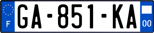 GA-851-KA
