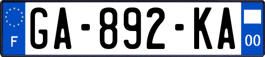 GA-892-KA
