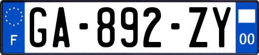 GA-892-ZY