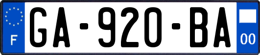 GA-920-BA