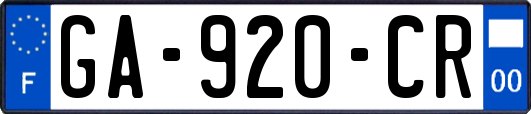 GA-920-CR