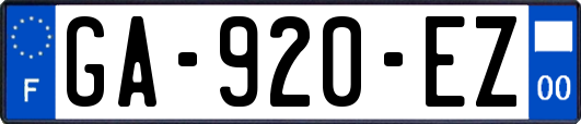 GA-920-EZ