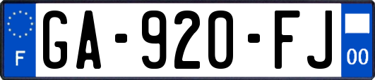 GA-920-FJ