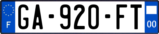 GA-920-FT