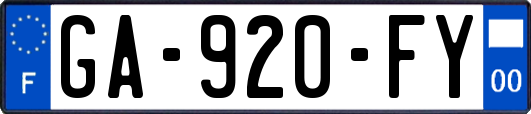 GA-920-FY