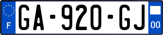 GA-920-GJ