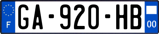 GA-920-HB