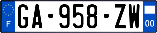 GA-958-ZW