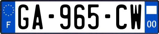 GA-965-CW