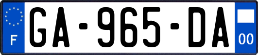 GA-965-DA