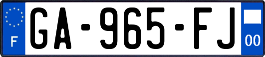 GA-965-FJ