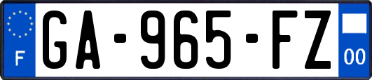 GA-965-FZ