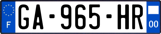 GA-965-HR