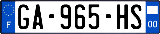 GA-965-HS