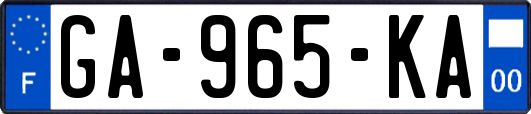 GA-965-KA