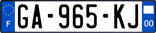 GA-965-KJ