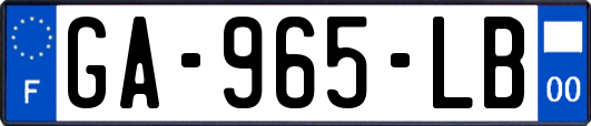 GA-965-LB