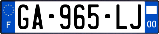 GA-965-LJ
