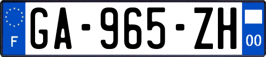 GA-965-ZH