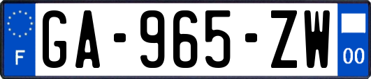 GA-965-ZW