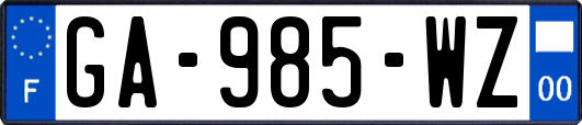 GA-985-WZ