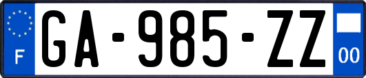 GA-985-ZZ