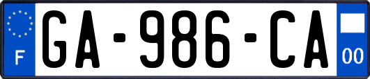 GA-986-CA
