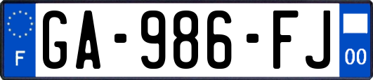 GA-986-FJ