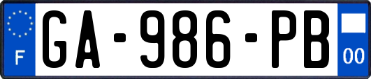 GA-986-PB