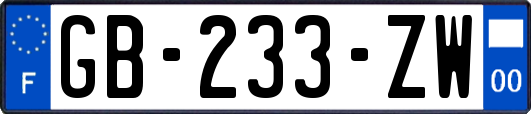 GB-233-ZW