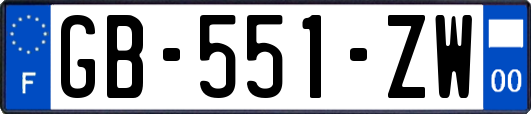 GB-551-ZW