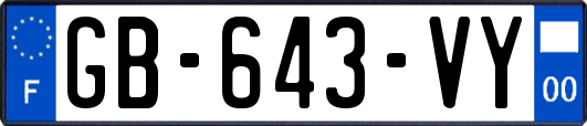 GB-643-VY
