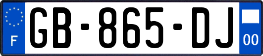 GB-865-DJ