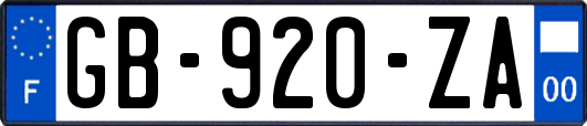 GB-920-ZA