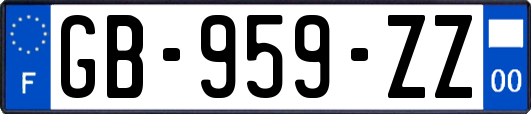 GB-959-ZZ