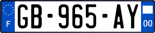 GB-965-AY