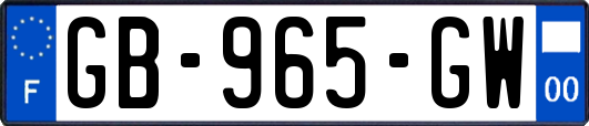 GB-965-GW