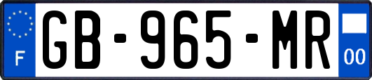 GB-965-MR