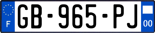 GB-965-PJ