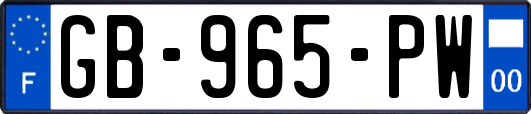 GB-965-PW