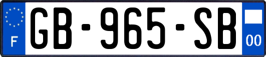 GB-965-SB