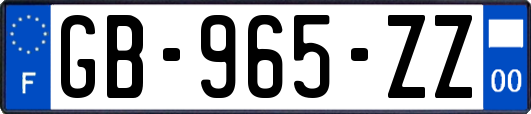 GB-965-ZZ