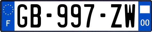 GB-997-ZW